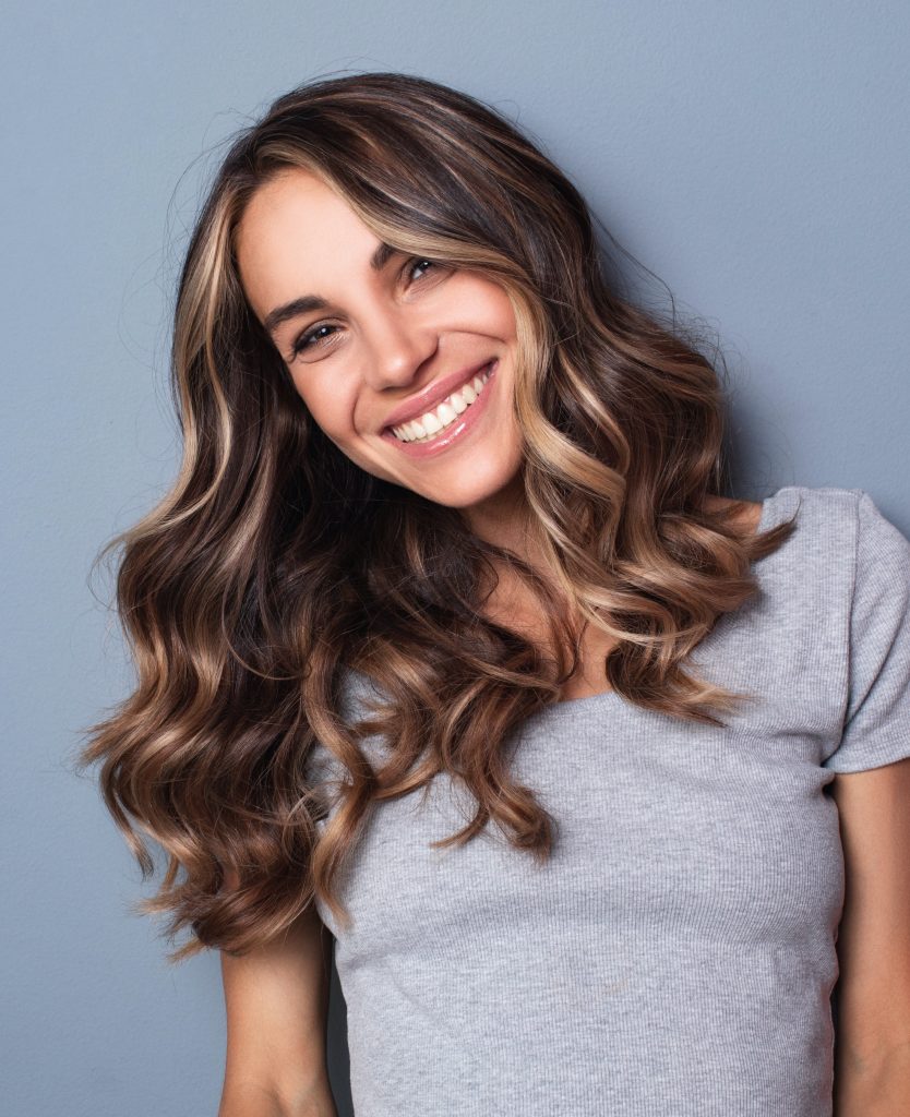 Smiling woman great skin