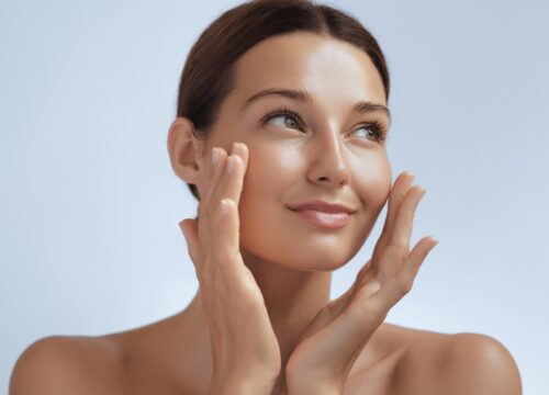 Photo of a woman after cool peel CO2 laser